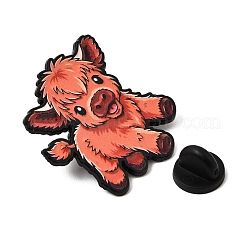 Baking Paint Zinc Alloy Lapel Pin Backs for Backpack Clothes&nbsp;AL-CBADEE6-02EB