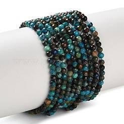 Natural Chrysocolla Beads Strands&nbsp;G-Z150-A05-3mm-B