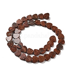 Natural Red Jasper Beads Strands&nbsp;G-L420-25-10mm-13
