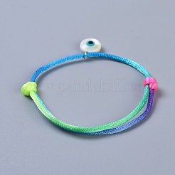 Adjustable Nylon Cord Bracelet Sets&nbsp;BJEW-JB04364-04