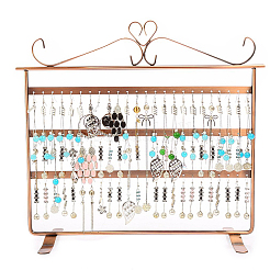 Triple Levels Rectangle Iron Earring Display Stand&nbsp;CON-PW0001-153A