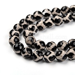 Tibetan Style Turtle Back Pattern dZi Beads&nbsp;X-G-H1454-1