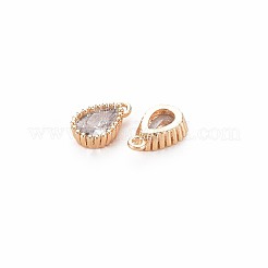 Brass Inlaid Cubic Zirconia Charms&nbsp;KK-S356-771