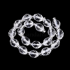 Natural Quartz Crystal Beads Strands&nbsp;G-N342-47-01