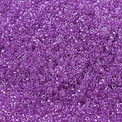 MIYUKIデリカビーズ  シリンダー  日本製シードビーズ  11/0  （db0073)マゼンタのクリスタルアブ  1.3x1.6mm  穴：0.8mm  約2000PCS /ボトル  10 G /ボトル&nbsp;SEED-JP0008-DB0073