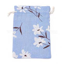 Polycotton(Polyester Cotton) Packing Pouches Drawstring Bags&nbsp;ABAG-T007-02