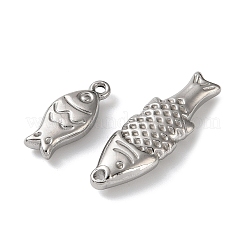 10Pcs 304 Stainless Steel Pendants&nbsp;STAS-P426-07P