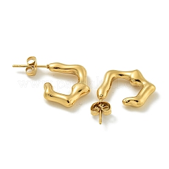 Ion Plating(IP) 304 Stainless Steel Stud Earrings&nbsp;EJEW-G400-03G