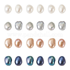 100Pcs 4 Styles Natural Cultured Freshwater Pearl Beads&nbsp;PEAR-BT0001-02