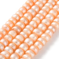 Natural Cultured Freshwater Pearl Beads Strands&nbsp;PEAR-I007-02N-01A