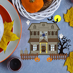 Halloween Theme Carbon Steel Cutting Dies Stencils&nbsp;DIY-WH0309-1186