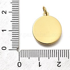 Brass Micro Pave Cubic Zirconia Pendants with Enamel&nbsp;KK-Z093-05G