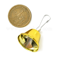 Christmas Themed Iron Bell Pendant Decorations&nbsp;HJEW-JM02196-03