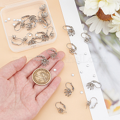 DIY Flower Leverback Earring Making Kits&nbsp;DIY-DC0001-48