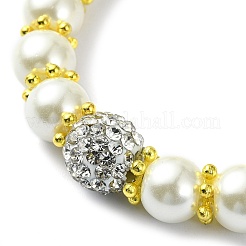 Glass Imitation Pearl Beaded Bracelets for Women&nbsp;BJEW-JB10034-01