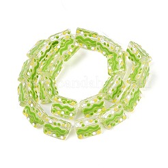 Glass Enamel Beads Strands&nbsp;GLAA-T028-05