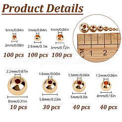420Pcs Brass Beads&nbsp;KK-DR0001-36