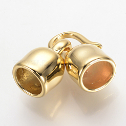 Brass Hook Clasps&nbsp;KK-Q735-215G