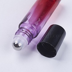 10ml Glass Gradient Color Essential Oil Empty Roller Ball Bottles&nbsp;MRMJ-WH0011-B04-10ml