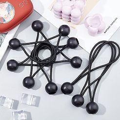 24個2スタイルのボールバンジー  コードを結ぶ  タープ用  キャノピーシェルター  壁パイプ  ブラック  12個/スタイル&nbsp;OCOR-CA0001-02