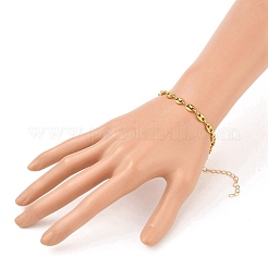 304 Stainless Steel Coffee Bean Chain Bracelets&nbsp;BJEW-JB05552