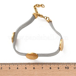 304 Stainless Steel Watch Band Chain Bracelets for Women&nbsp;BJEW-G770-01A-GP