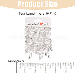 Round Crystal Glass Rhinestone Cup Chains&nbsp;DIY-GL0005-74
