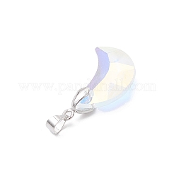 AB Color Plated Glass Pendants&nbsp;PALLOY-JF04595-02