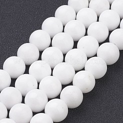 Natural Mashan Jade Round Beads Strands&nbsp;X-G-D263-10mm-XS01