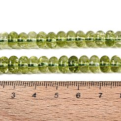 Crackle Transparent Glass Beads Strands&nbsp;GLAA-N074-02A-13