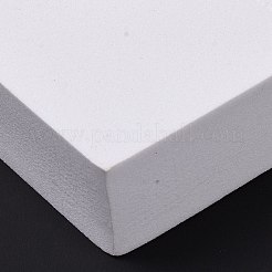 エヴァの泡の写真撮影の小道具  3 d の幾何学的な撮影の背景  ジュエリーディスプレイベース  階段  ホワイト  70x99x24mm&nbsp;DJEW-D008-08