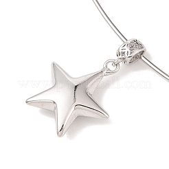 Brass Charm Necklace&nbsp;BJEW-Q350-04A-P