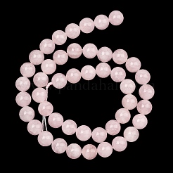 Natural Madagascar Rose Quartz Beads Strands&nbsp;G-Z146-A01-8mm-02