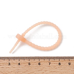 光るシリコンケーブルタイ  ハート  127x13x4.5mm  穴：3mm&nbsp;FIND-B056-02C