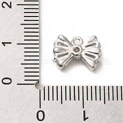 Brass Micro Pave Clear Cubic Zirconia Pendants&nbsp;LS-ZIRC-P113-03P