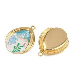 304 Stainless Steel Enamel Pendants&nbsp;STAS-L290-30G