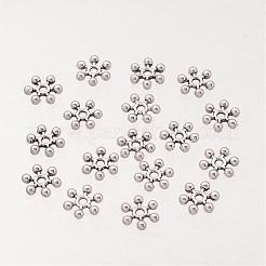 Snowflake Tibetan Silver Spacer Beads&nbsp;A402