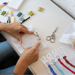 40Pcs Acrylic Embroidery Thread Organizer&nbsp;DIY-CP0013-93B