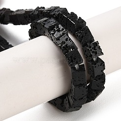Synthetic Lava Rock Dyed Beads Strands&nbsp;G-H311-02A-10
