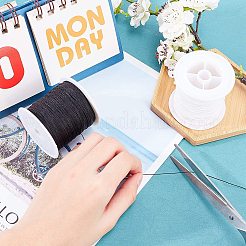 ビーズのジュエリー作りのための編みこみのナイロン糸ナイロン糸  ミックスカラー  0.5mm  約150ヤード/ロール  2色  1ロール/カラー  2のロール/セット&nbsp;NWIR-AR0001-001