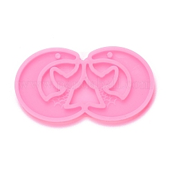 Moon with Mermaid Tail Pendant Silhouette Silicone Molds&nbsp;LS-DIY-M034-17