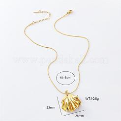 3Pcs Vintage Retro Stainless Steel Crinkly Flower Pendant Necklaces for Women&nbsp;XM9221