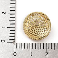 Rack Plating Brass Micro Pave Clear Cubic Zirconia Slide Charms&nbsp;KK-A234-014G