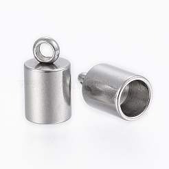 Tarnish Resistant 201 Stainless Steel Cord Ends&nbsp;STAS-H410-20P-H