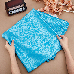Polyester Flower Pattern Fabric&nbsp;DIY-WH0021-39B