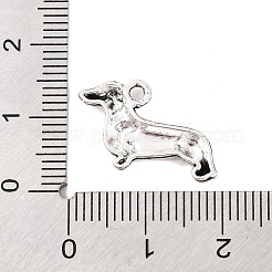 Tibetan Style Zinc Alloy Puppy Pendants&nbsp;TIBEP-R334-013AS-RS
