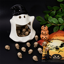 Halloween Theme Resin Skull Display Decoration&nbsp;RESI-WH0029-57