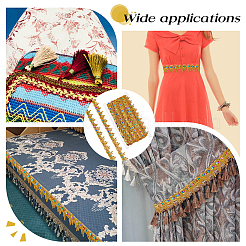Polyester Lace Trims&nbsp;SRIB-WH0011-434A