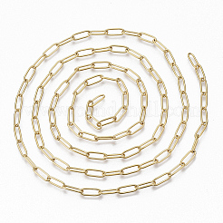 PVD Vacuum Plating 304 Stainless Steel Paperclip Chains&nbsp;CHS-S006-JN957-2-01