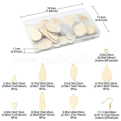 DIY Unfinished Blank Earring Making Kit&nbsp;DIY-FS0004-10